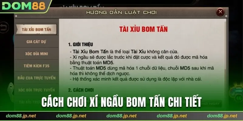 Hướng dẫn chơi lắc xí ngầu bom tấn cụ thể cho hội viên